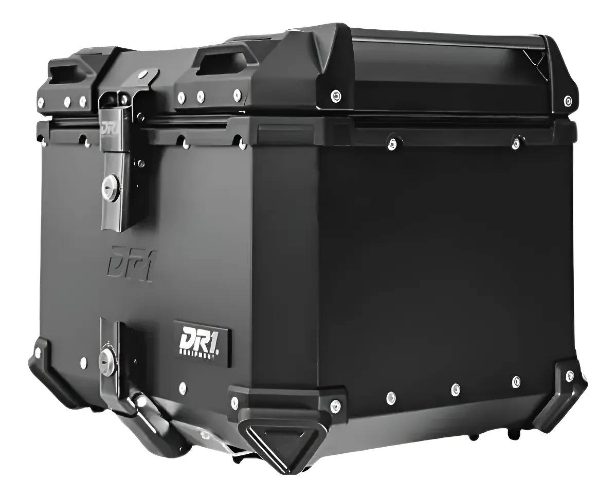 Baul Maletero Dr1 45 Litros Espaldar Aluminio Desmontable Negro