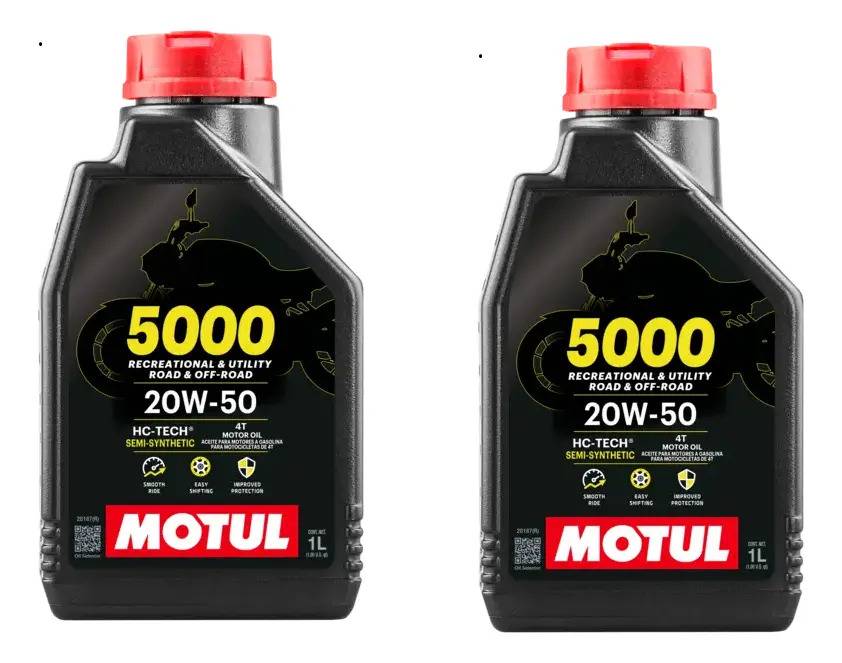 Par Aceites Lubricant Moto Motul 5000 Sintetic 20w-50 2l