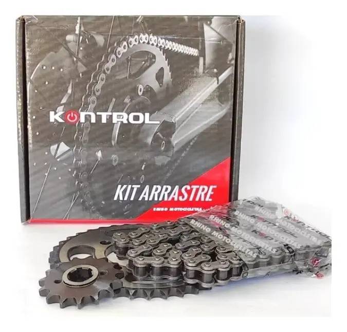 Kit De Arrastre Para Honda Cb110 Reforzado Original Kn Plateado