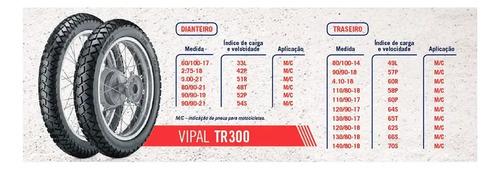 Neumático Delantero Vipal Tr300 80/90-21 C/c 48t Honda Xl 125 5