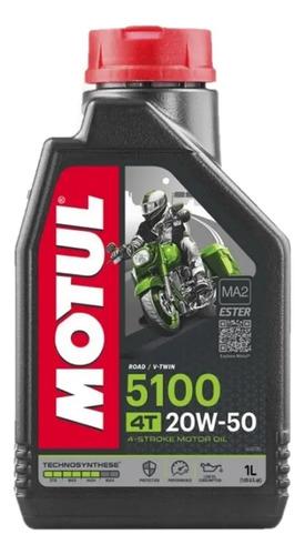 Motul Aceite 20w50 5100 Semi Sintético 1 Litro Motos 2