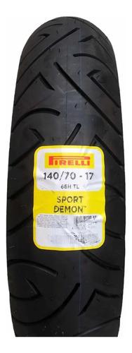 Llanta Trasera Para Moto Pirelli Sport Demon Sin Cámara De 140/70-17 H 66 X 1 Unidad 3