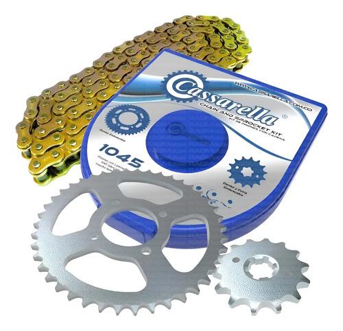 Kit De Arrastre Ktm Duke 200 4 Huecos Reforzado Cassarella Dorado