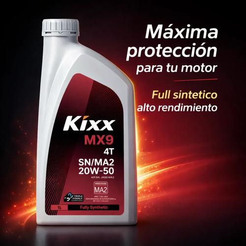 Aceite Kixx Moto 4t 20w50 Full Sintetico X 2 Lt 7