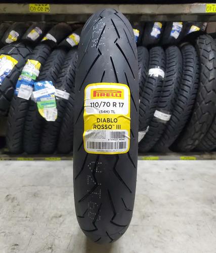 Llanta Pirelli Sport 110/70r-17 54h Diablo Rosso Iii Delantera Uso Sin Camara 6