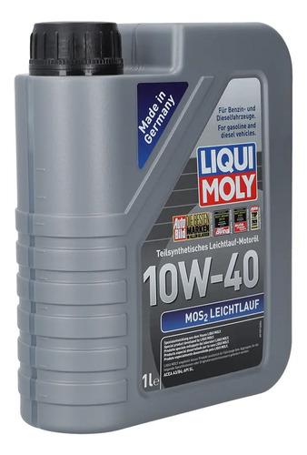 Aceite 10w40 Semisintetico Mos2 Leichlauf Liqui Moly 1l 3