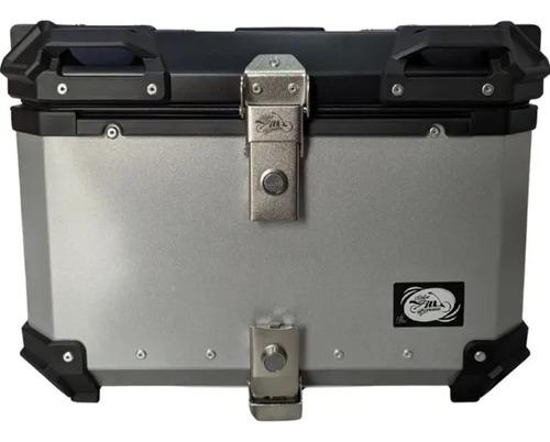 Baul Maletero Sm 45 Litros Espaldar Base Aluminio Tipo Dr1 Plateado 4