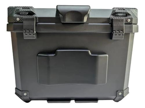 Baúl Maletero Moto Dr1 70 Litros Desmontable Con Espaldar Negro 8