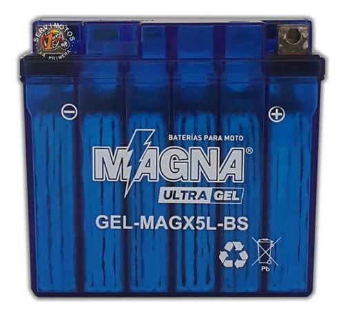 Batería Moto Honda Cb160 Yamaha Fz 2.0 Ultra Gel Magx5l Bs Derecho 2