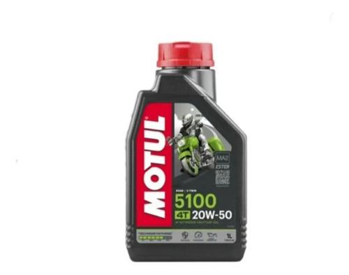 Motul Aceite 20w50 5100 Semi Sintético 1 Litro Motos 3