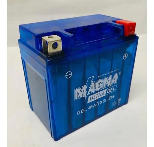 Batería Moto Honda Cb160 Yamaha Fz 2.0 Ultra Gel Magx5l Bs Derecho 3