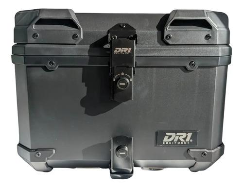Baul Maletero Dr1 45 Litros Thunder Con Espaldar Doble Chapa Negro 7