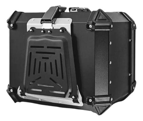 Baul Maletero Dr1 45 Litros Espaldar Aluminio Desmontable Negro 2