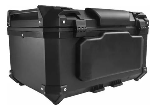 Baul Maletero Dr1 65 Litros Espaldar Aluminio Desmontable Negro 4
