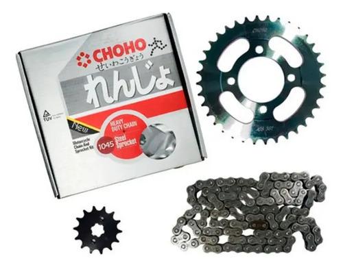 Kit De Arrastre Honda Cb110 Cb 110 Reforzado Choho Original Plateado 3