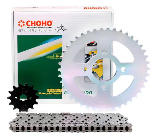 Kit Arrastre Akt Ttr 180 200 Ttr180 Ttr200 Reforzado Choho  Plateado