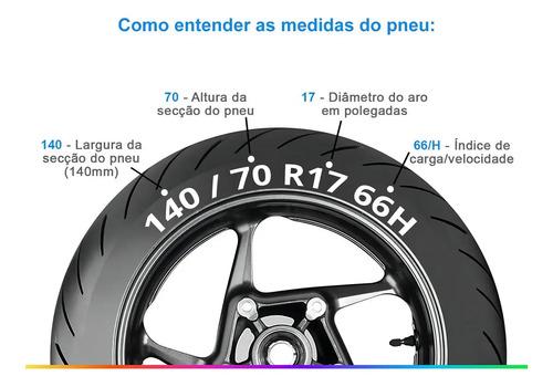 Llanta Trasera Para Moto Pirelli Sport Demon Sin Cámara De 140/70-17 H 66 X 1 Unidad 2