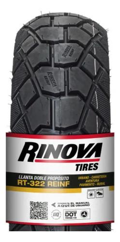 Llanta 100/80-17 Multiproposito Rt-322 Rinova Tires 52s 5