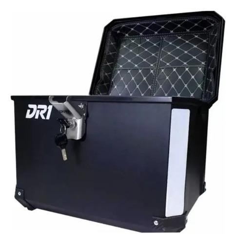 Maletero Moto Dr1 Adventure 70 Litros Con Espaldar Negro 2