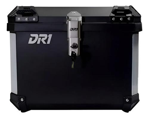 Baúl Maletero Moto Dr1 70 Litros Desmontable Con Espaldar Negro