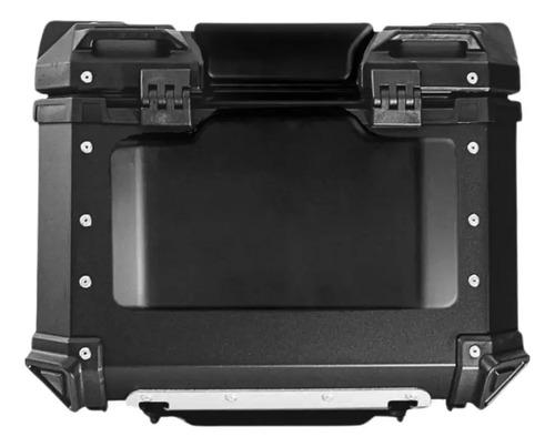 Baul Maletero Dr1 45 Litros Espaldar Aluminio Desmontable Negro 6