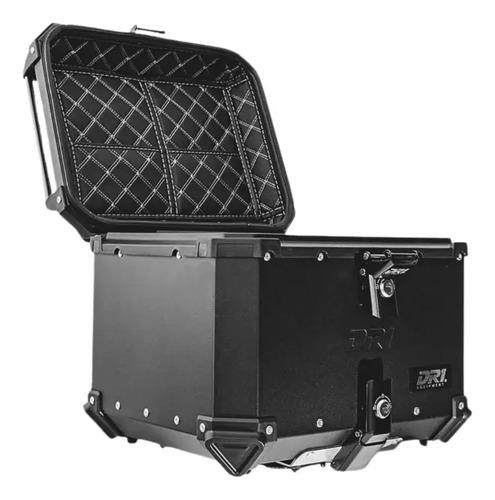 Baul Maletero Dr1 45 Litros Espaldar Aluminio Desmontable Negro 8
