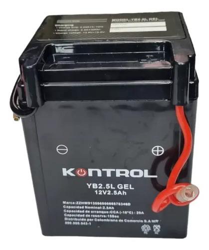 Batería Moto Bajaj Discover 125 Kontrol Yb25l Gel