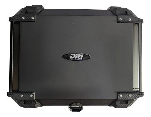 Baúl Maletero Moto Dr1 70 Litros Desmontable Con Espaldar Negro 4