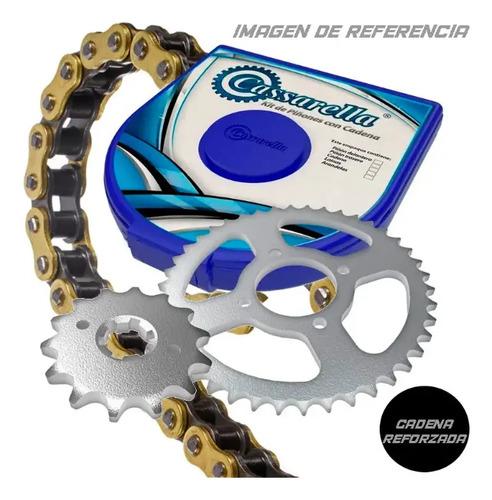 Kit De Arrastre Suzuki Gixxer 150 Cassarella O'ring Dorado 2