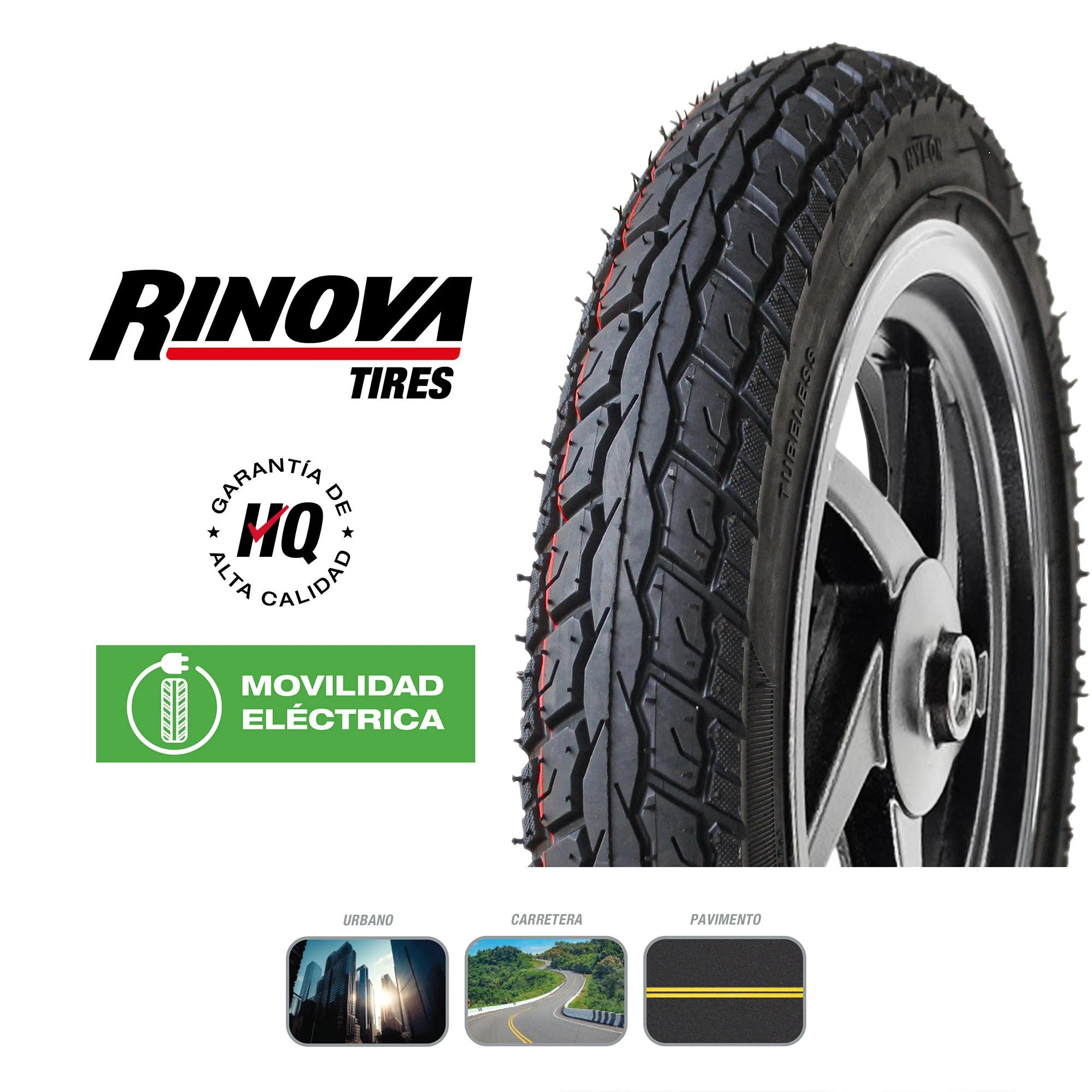 Llanta Movilidad Eléctrica Rinova 14x2.50 RT-003 Sellomatic 5