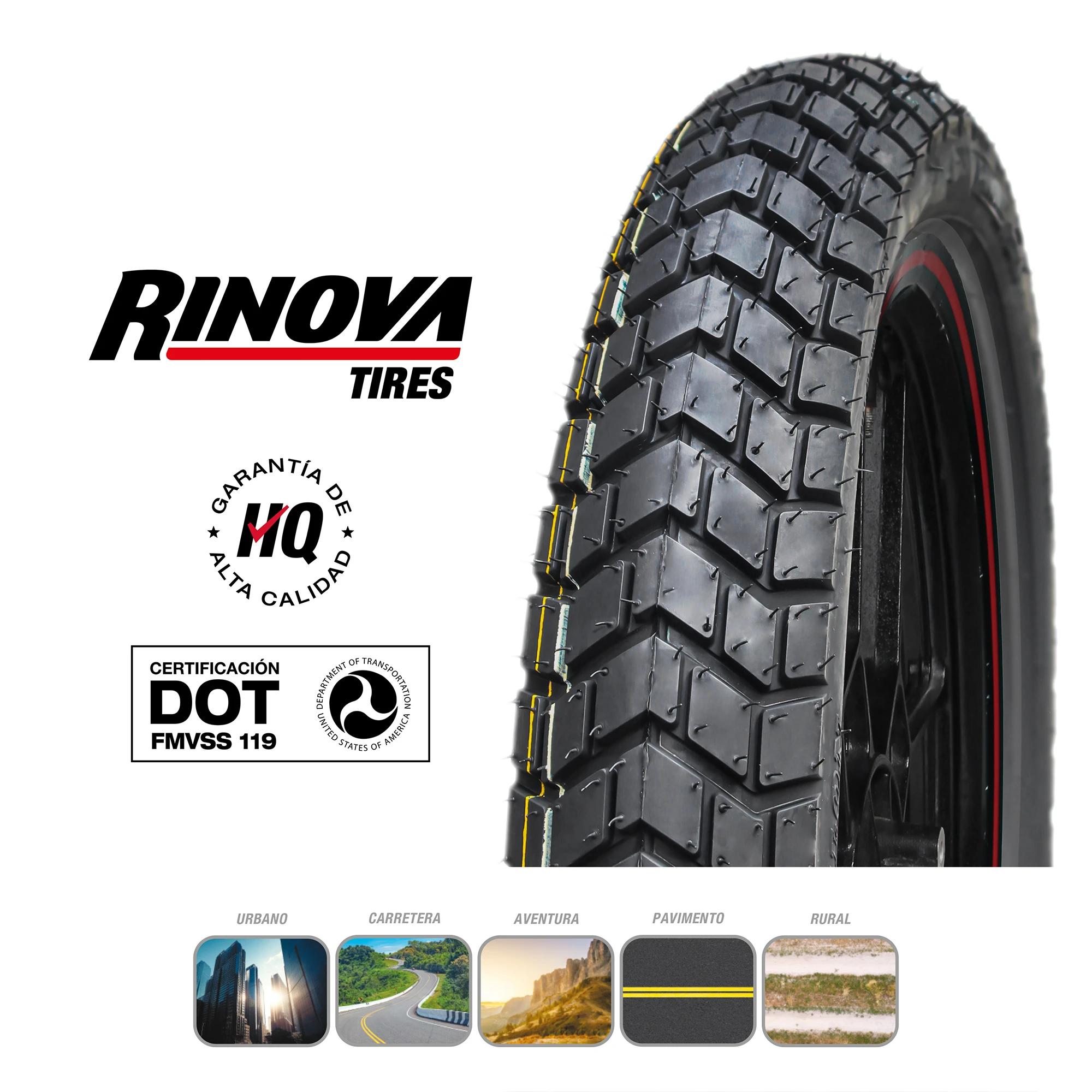 Llanta Moto Doble Propósito 120/80-18 Rinova RT-639 72L Sellomatic 5