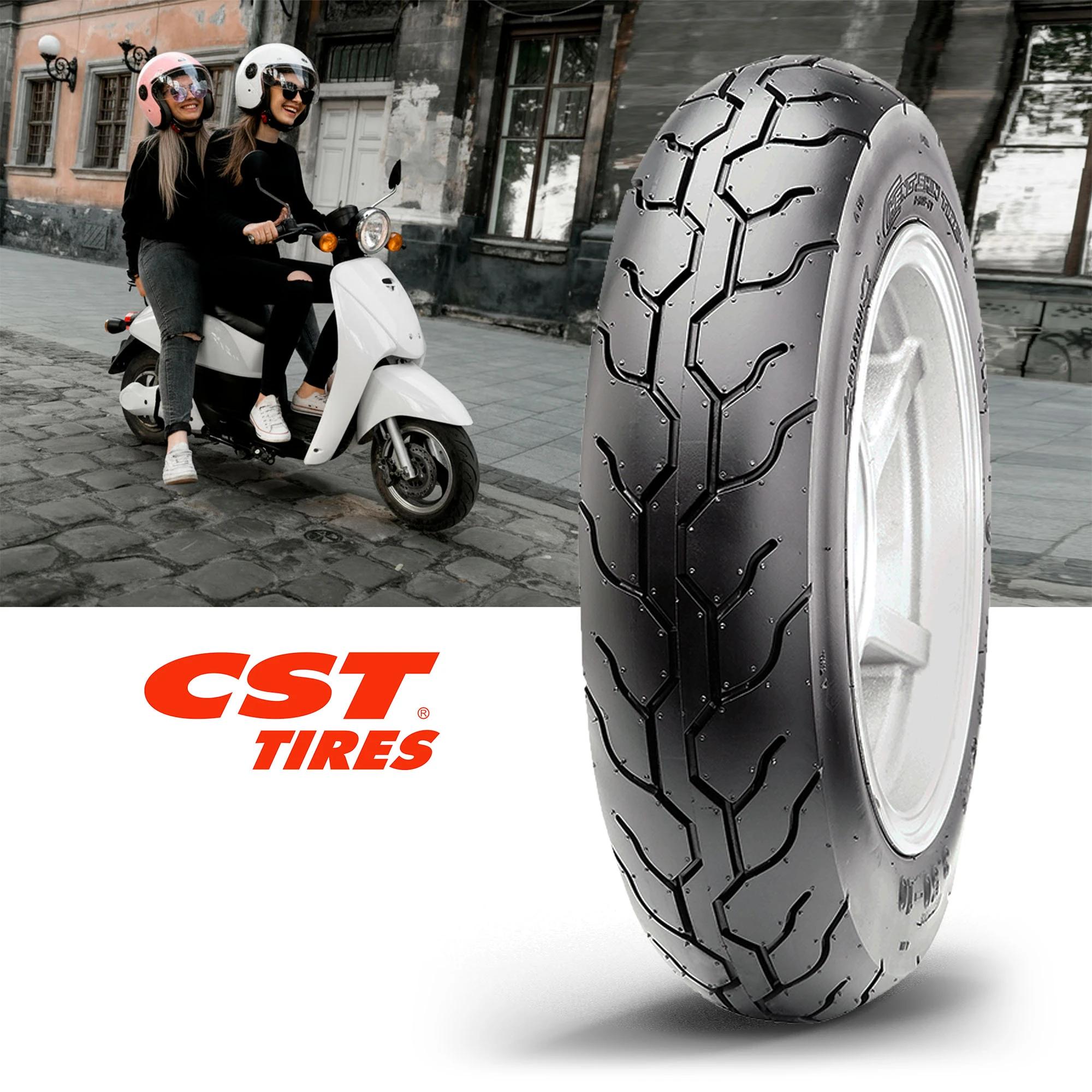 Llanta Moto Scooter 90/100-10 CST C6027 53J Sellomatic 4