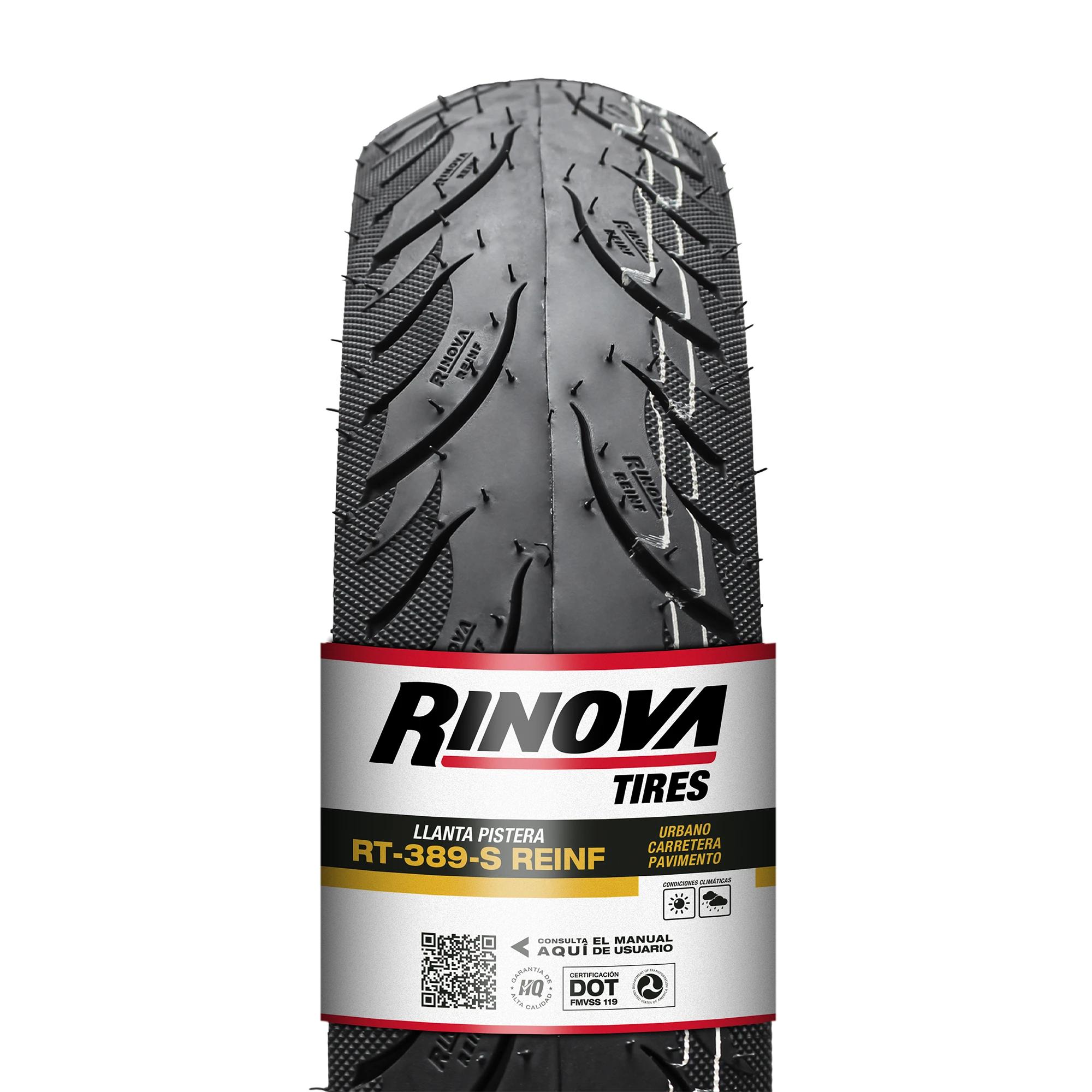 Llanta Moto 140/60-17 RT389-S REINF TL 69L RINOVA TIRES