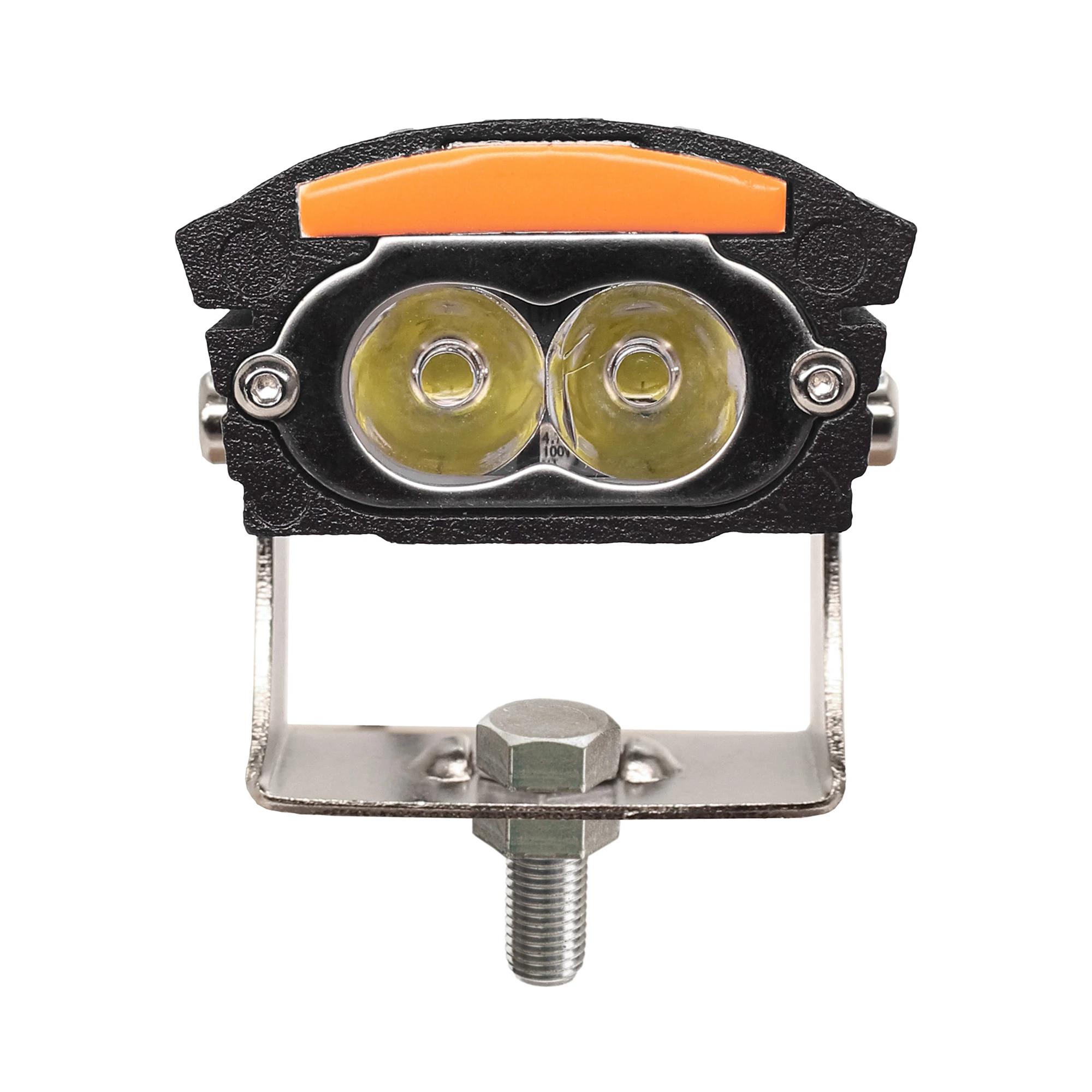 Exploradora LED Tipo Wall-E para Moto 12V DC Luz Blanca 20W 2400 Lúmenes