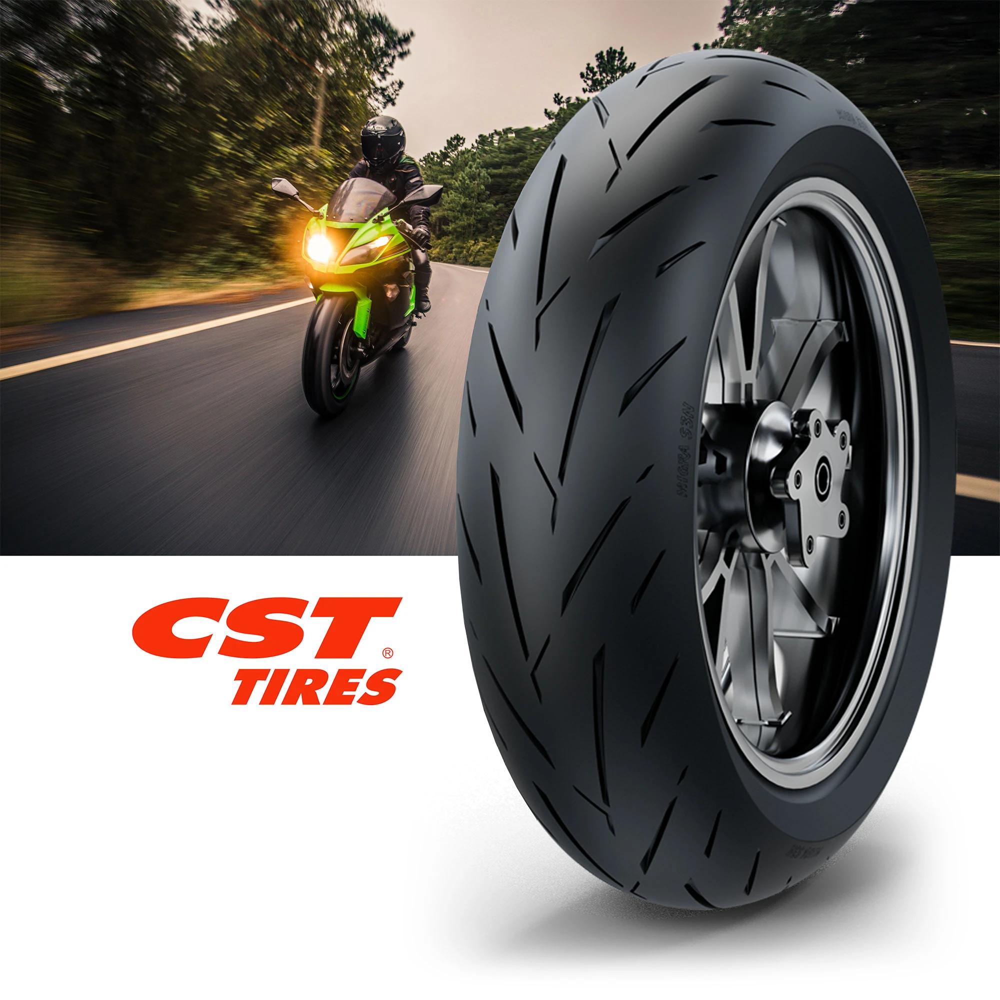Llanta 180/55ZR17 CST RideMigra CM-S3N TL 73W Trasera 4
