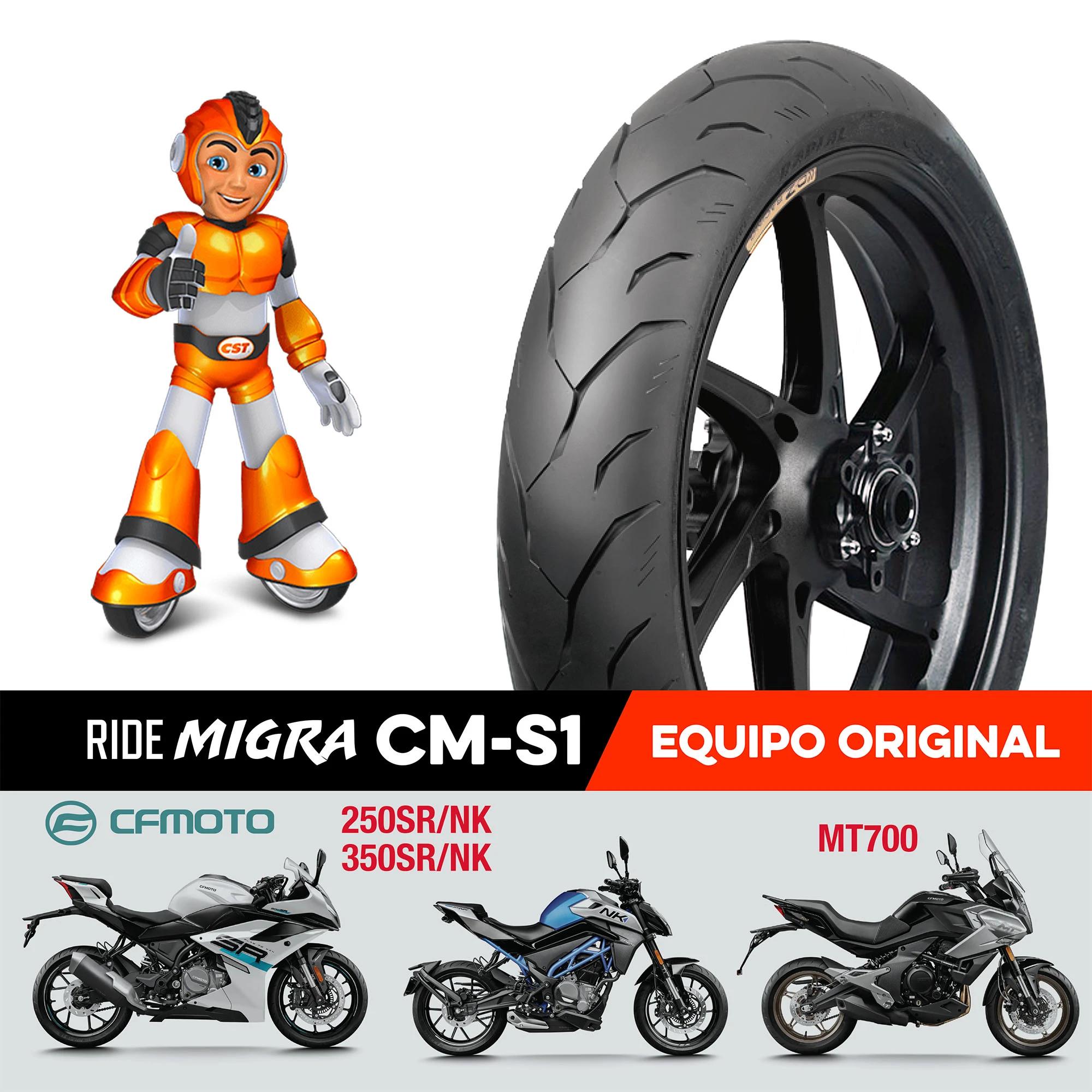 Llanta delantera 120/70ZR17 CST CM-S1 RideMigra TL 58W 2