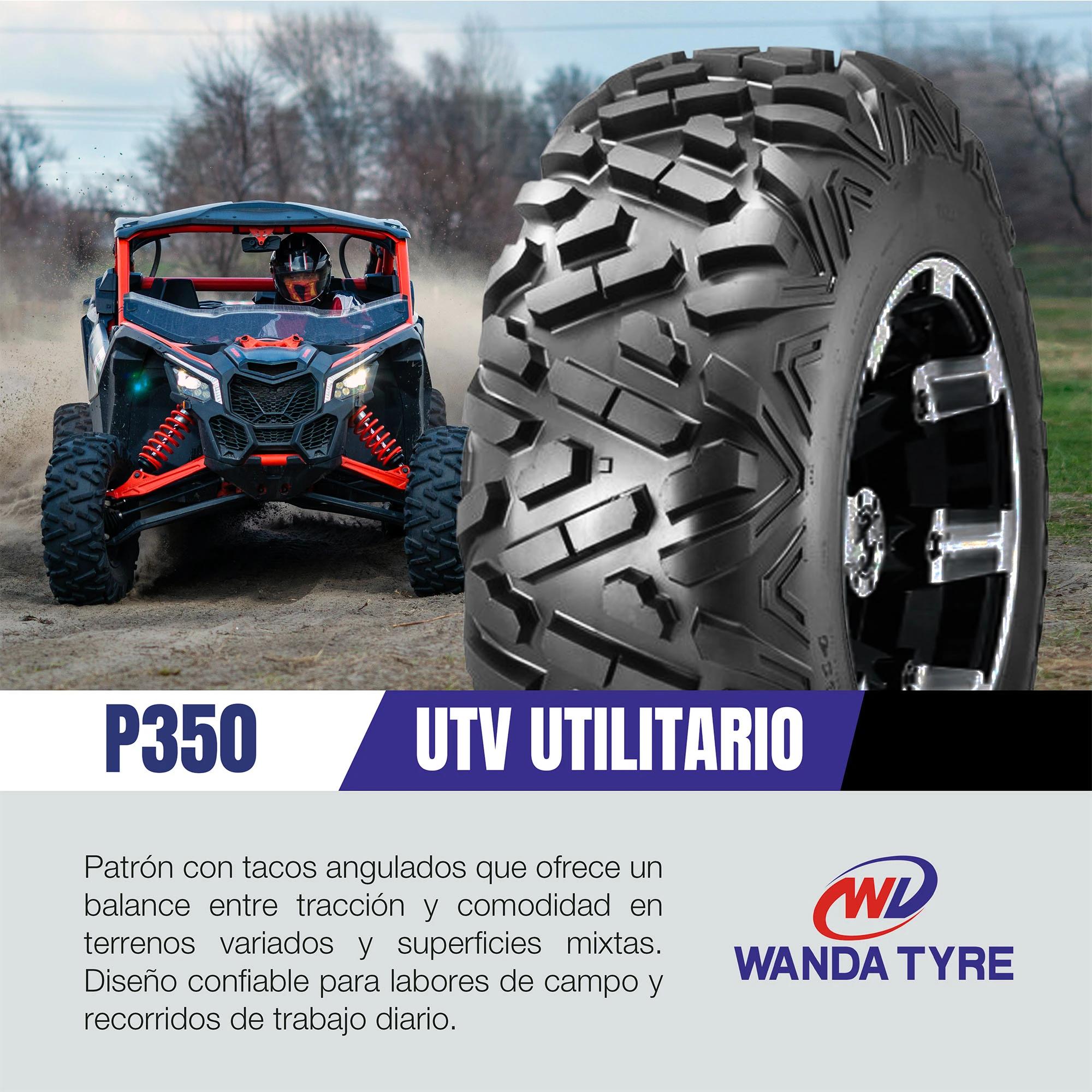 Llanta ATV/UTV 26X9-12 WDT P350 TL 49J 6PR 3