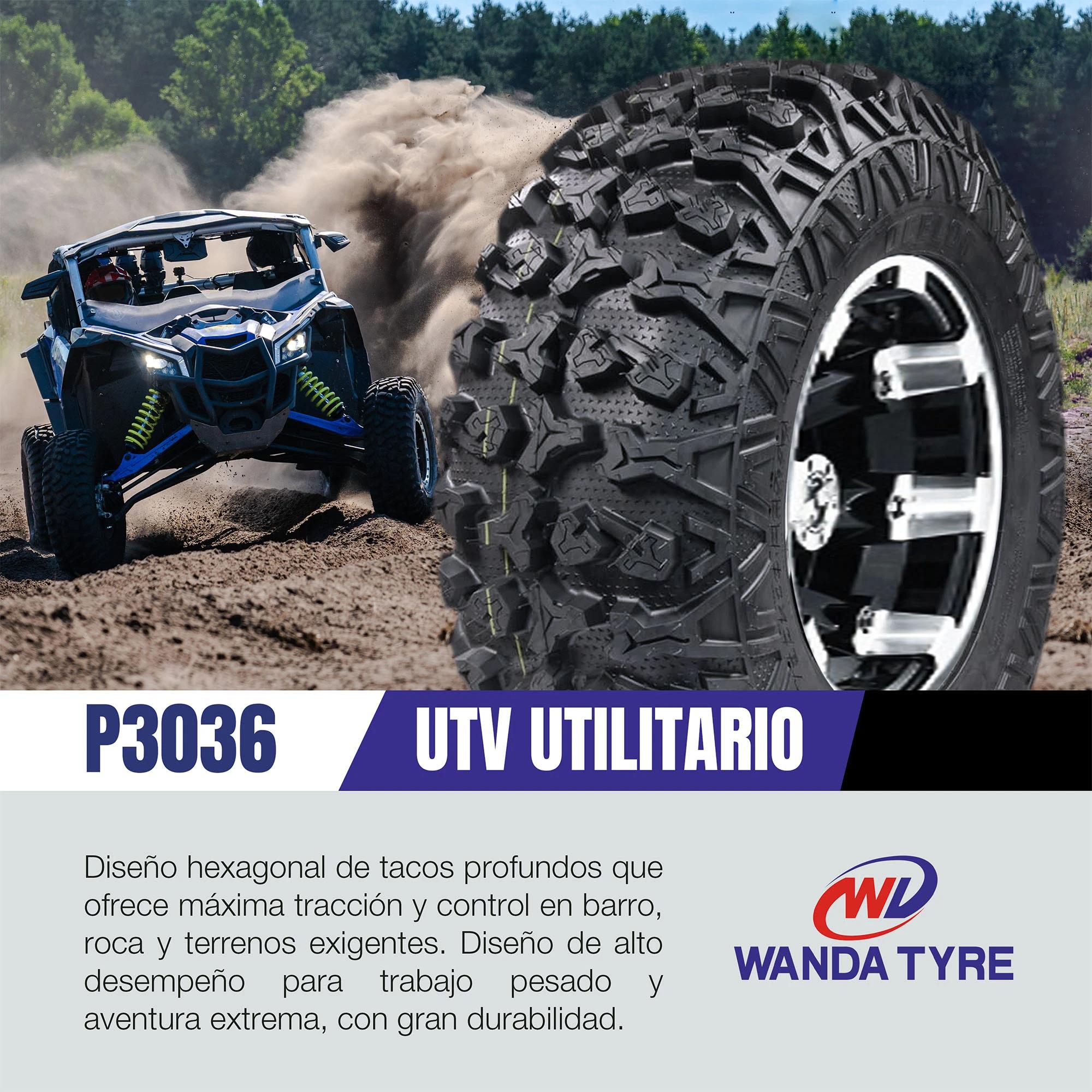 Llanta delantera radial ATV/UTV 29X9R14 WDT P3036 TL 74J 8PR 3