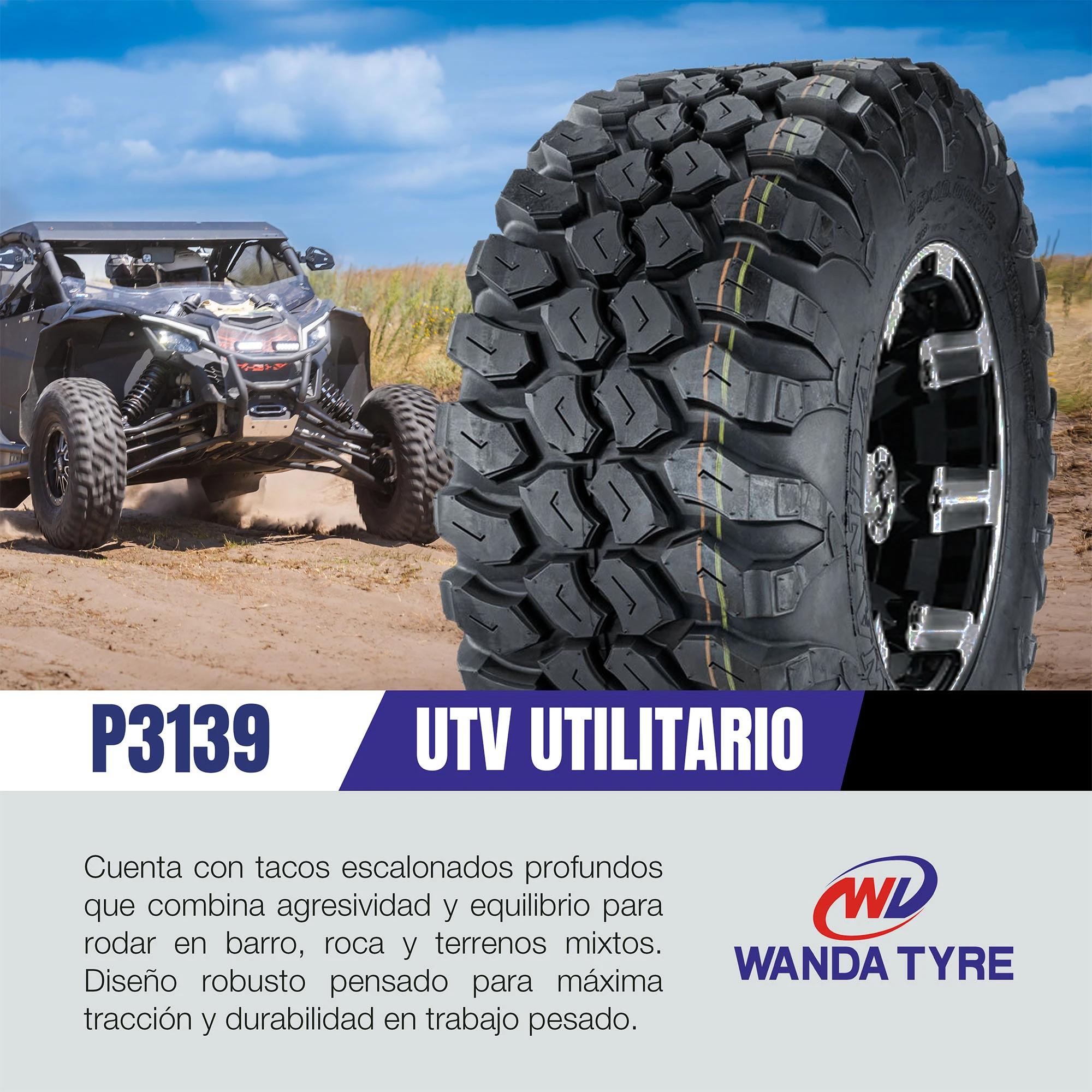 Llanta radial ATV/UTV 32X10R14 WDT P3139 TL 67M 8PR 3
