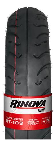 Llanta 90/100-10 Rt-103 Tl 58l Rinova Tires