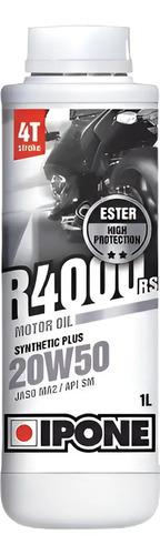 Lubricante Aceite Moto Ipone R4000 R 4t 20w50 Semisintético