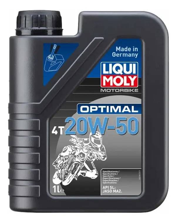 Aceite 20w50 Mineral Moto 4t Street Liqui Moly 1l