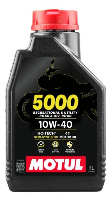 Aceite Lubricant Motor Motul 5000 Moto 4t 10w40 Sintetico 1l