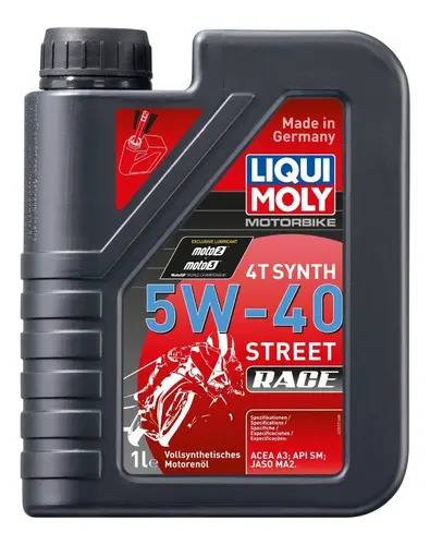 Aceite 5w40 Sintetico Street Race Moto 4t Liqui Moly 1l