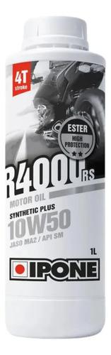 Aceite De Motor Ipone R4000 Rs 10w-50 Semi-sintético Para Moto Y Cuatriciclo