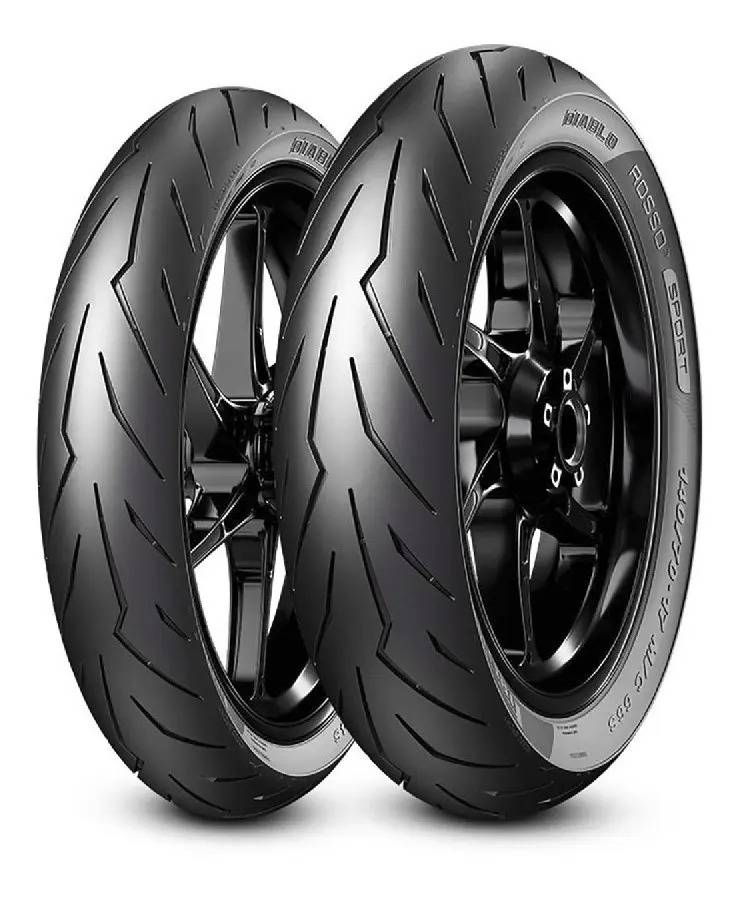 Combo Llantas 100/80/17 Y 130/70/17 Pirelli Diablo Rosso