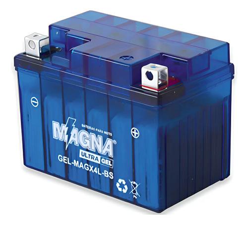 Batería Moto Ultra Gel Splendor Ismart Bws 100 Mf Magx4l Bs Derecho
