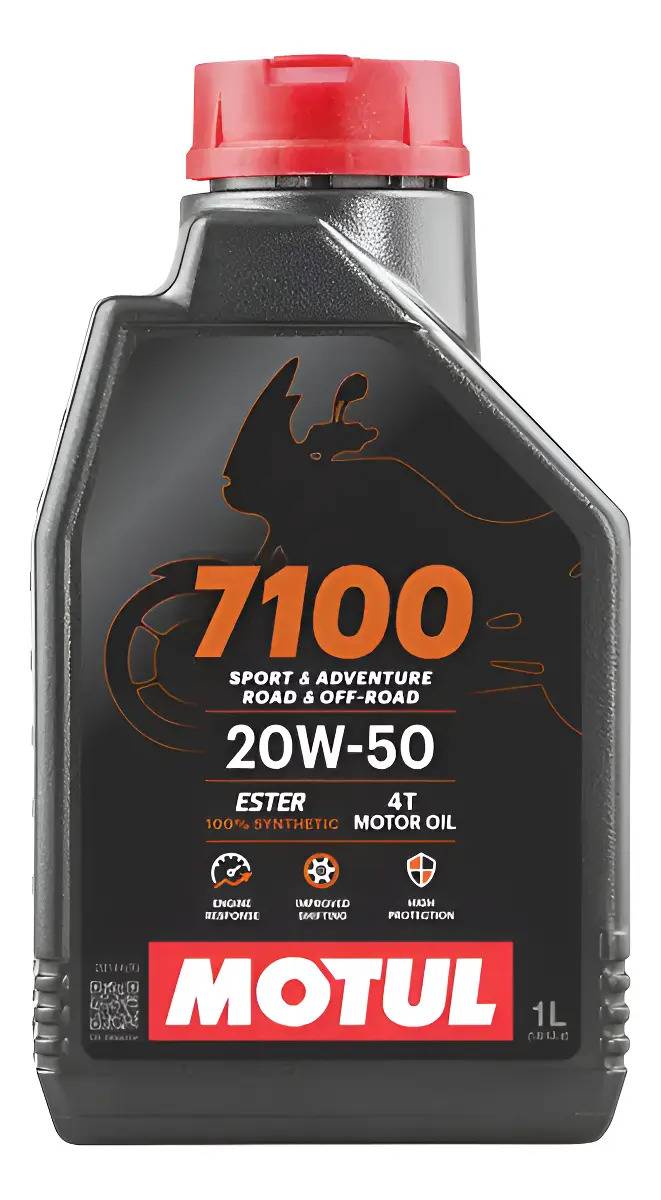 Aceite Lubricante Motor Motul 7100 Sintético 20w-50 Motos 1l