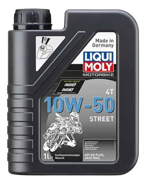 Aceite Liqui Moly 10w50 Street Sintetico