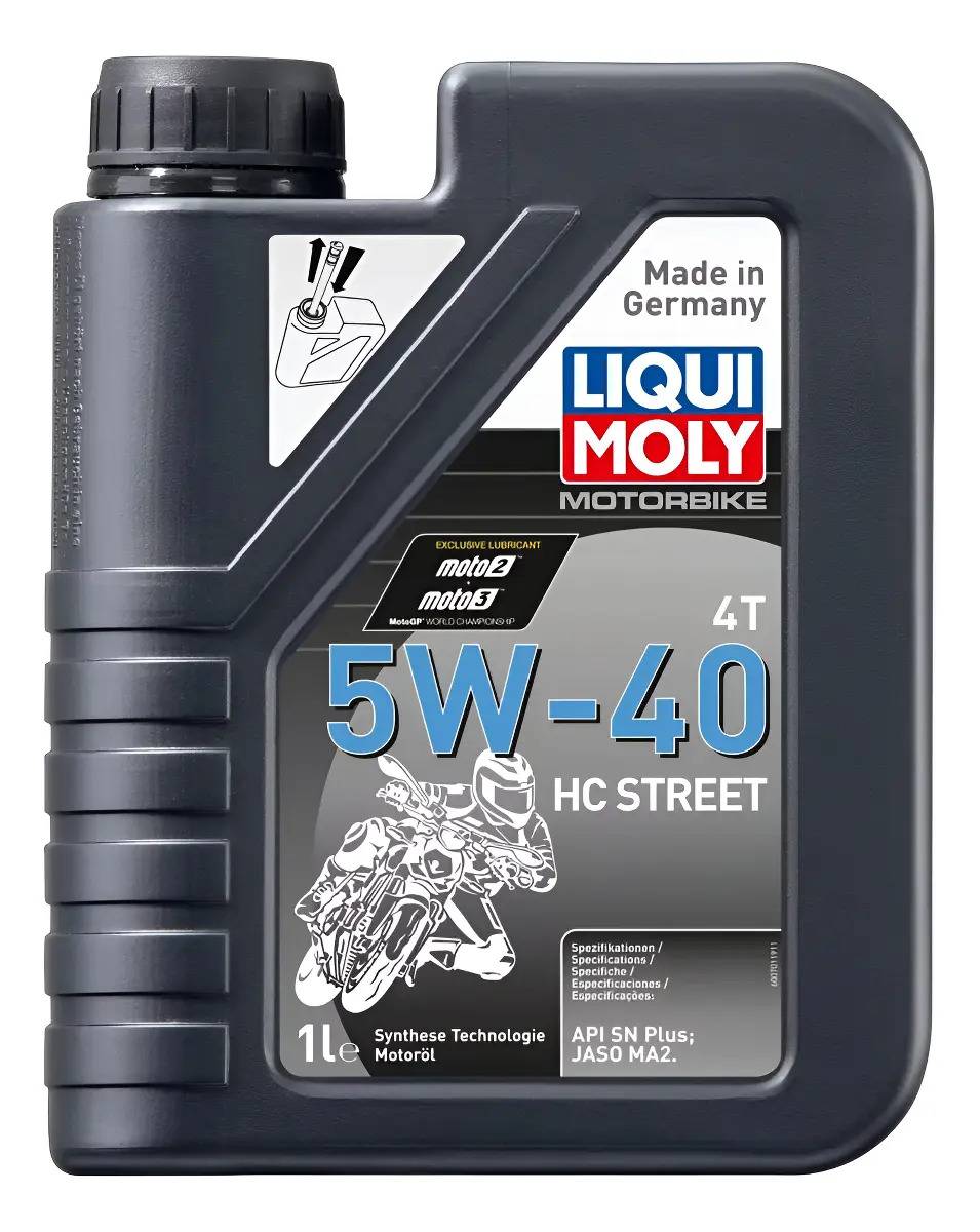 Aceite Lubricante Moto Liqui Moly Street Hc 5w40 Sintetic 1l